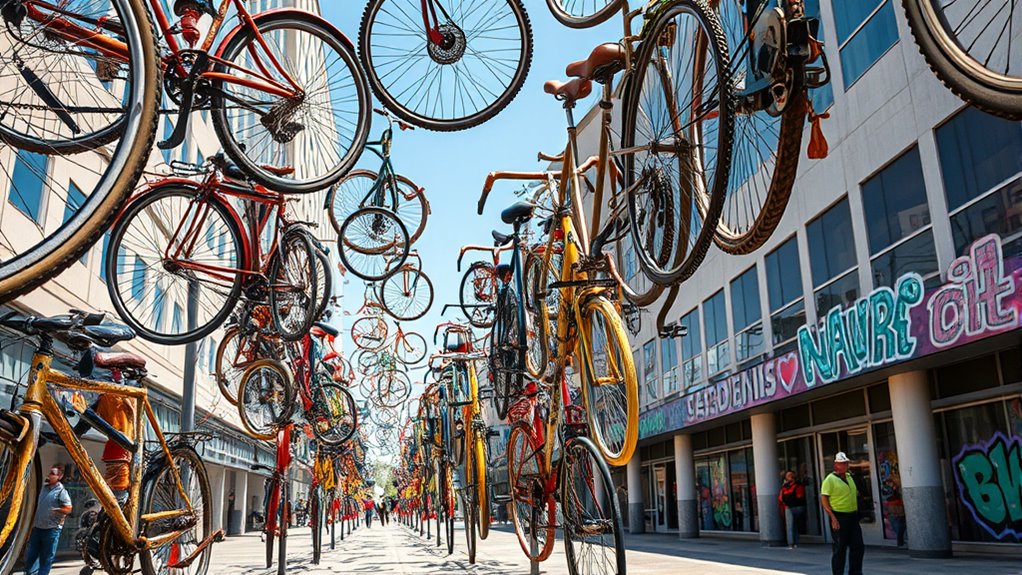 bike art inspires communities