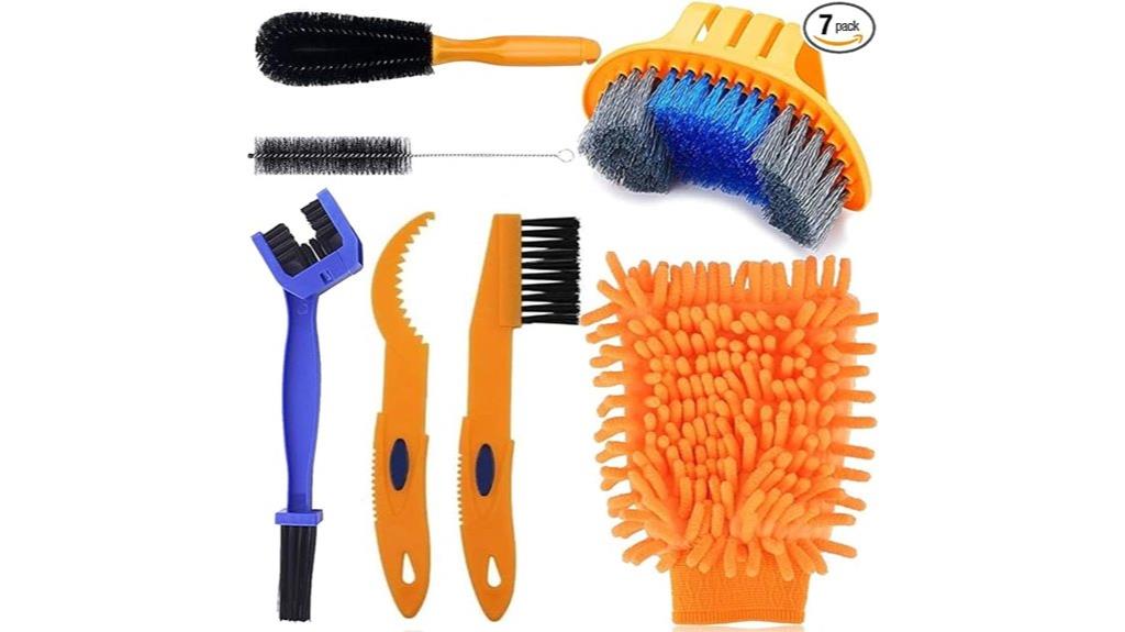 bike cleaning brush set