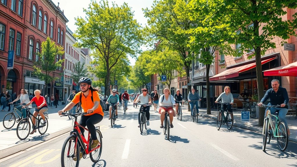 bike friendly urban community
