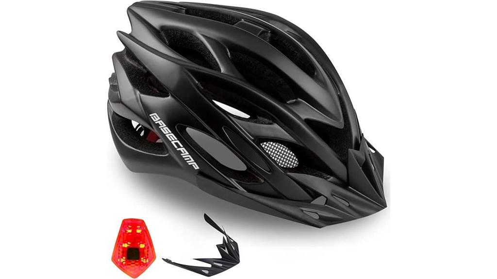 bike helmet with led