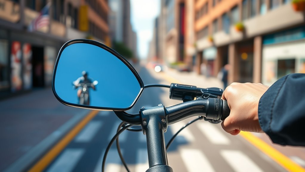bike mirror compatibility and adjustability