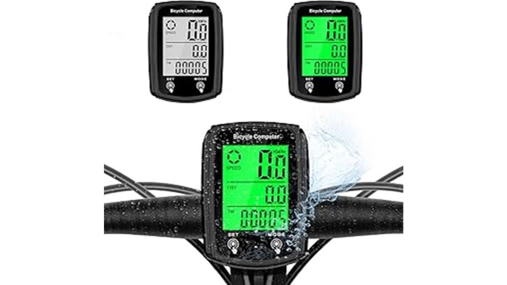 bike odometer with lcd