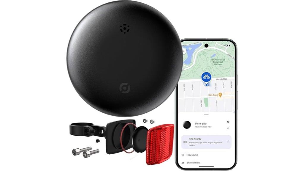 bike tracker compatible with airtag