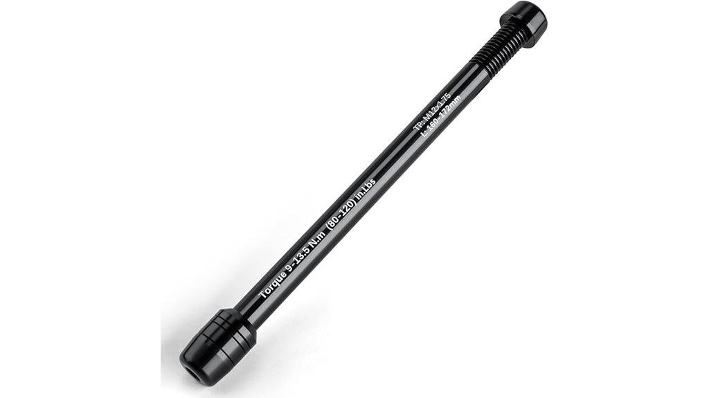 bike trainer axle size