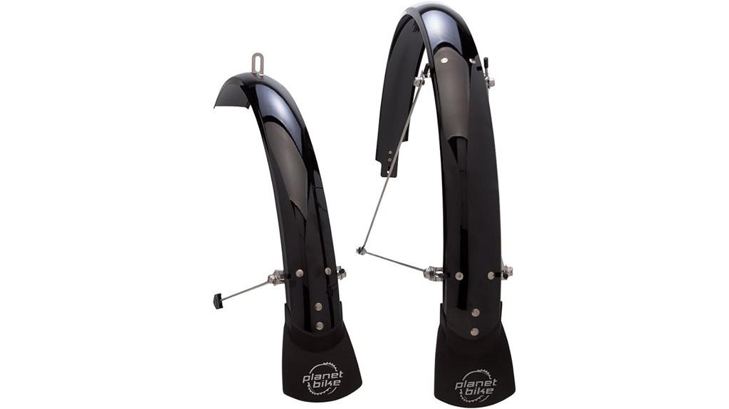 black 26x60mm fenders