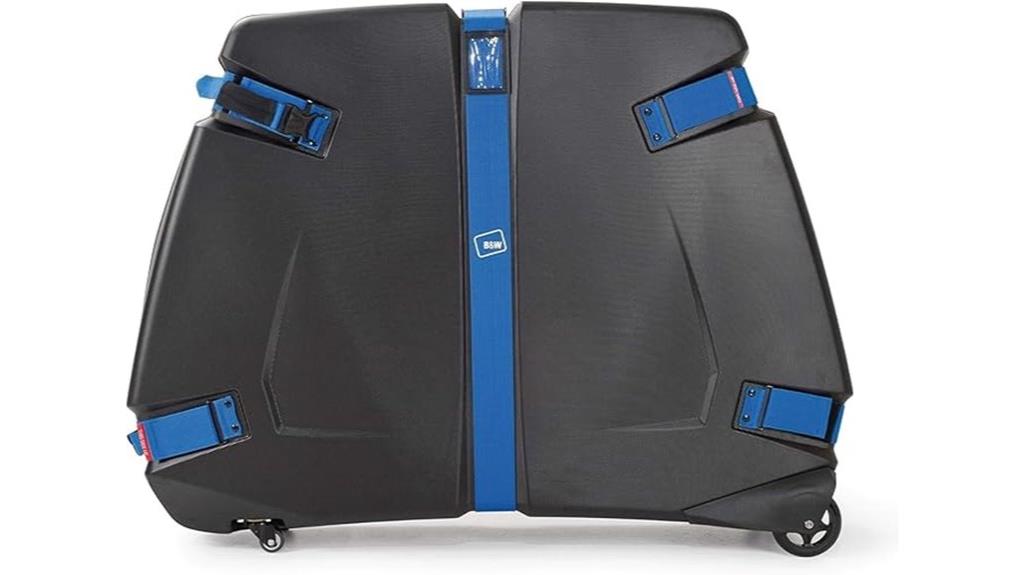 black and white bike box