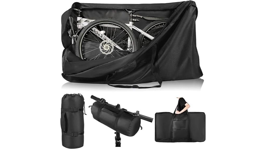 black durable folding bag