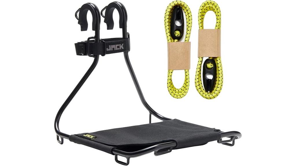black front bike rack