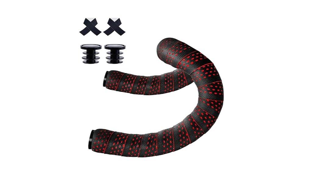 black red bike tape set