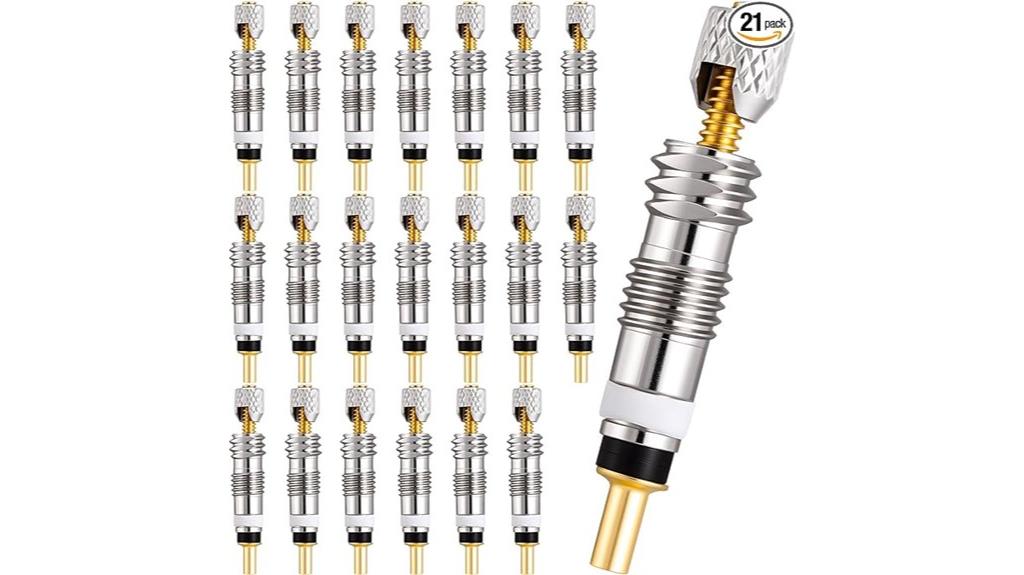 brass presta valve cores
