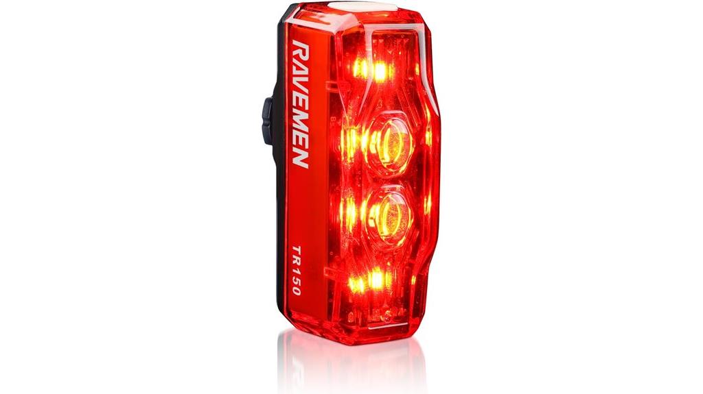 bright compact bike tail light