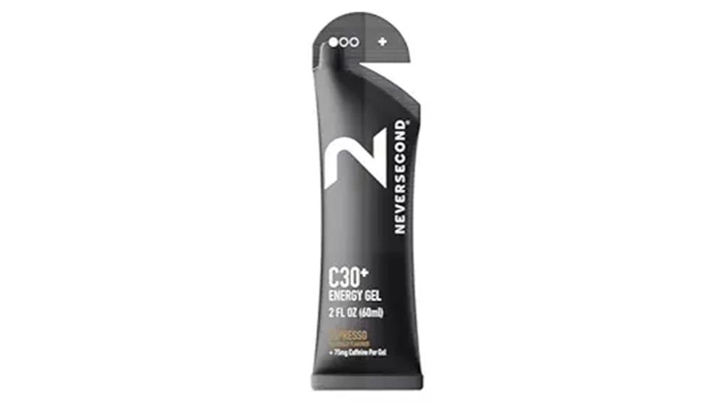 caffeinated energy gel pack