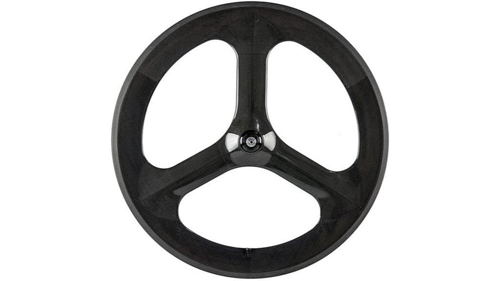 carbon tri spoke wheelset