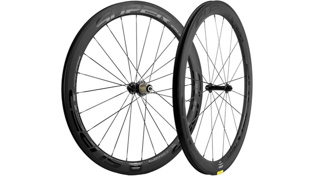 carbon wheelset with ud matte