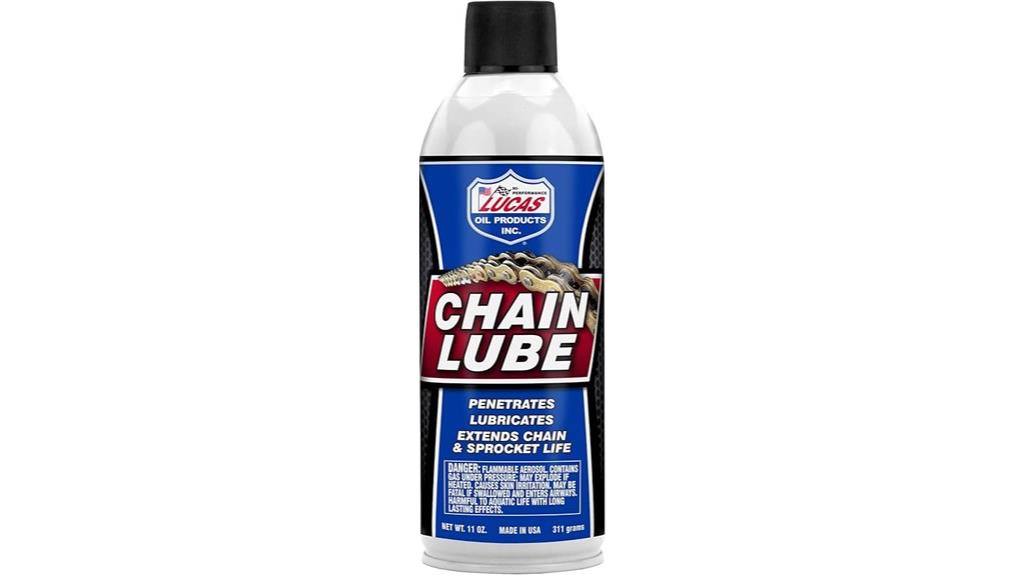 chain lube aerosol spray