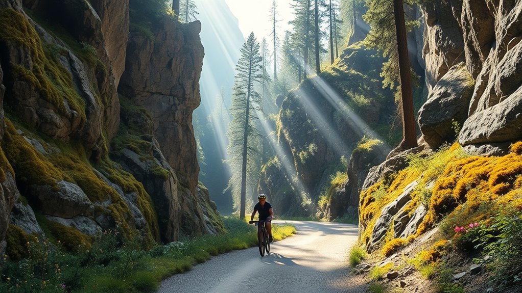 challenging rugged mountain trail