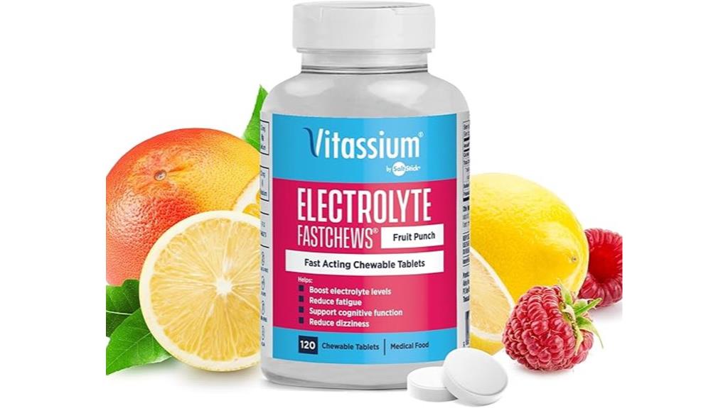 chewable electrolyte tablets