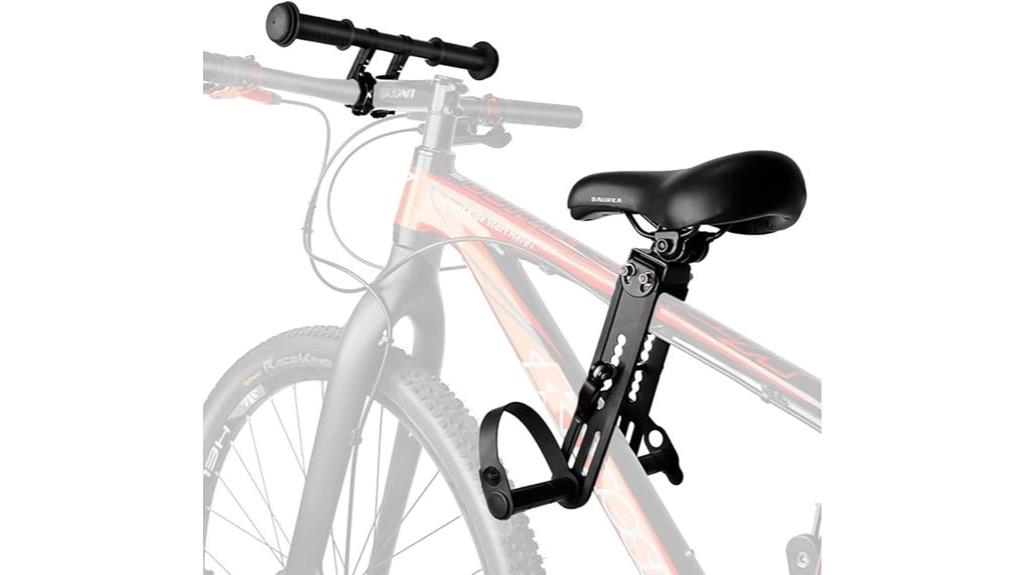 child bike seat handlebar