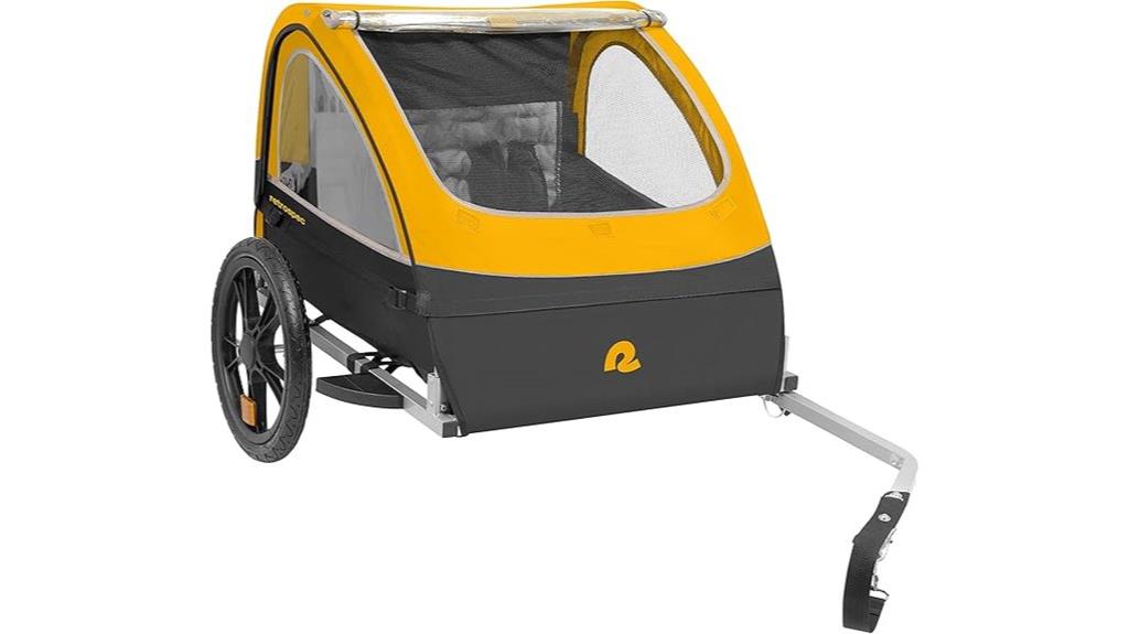 child foldable trailer with wheels
