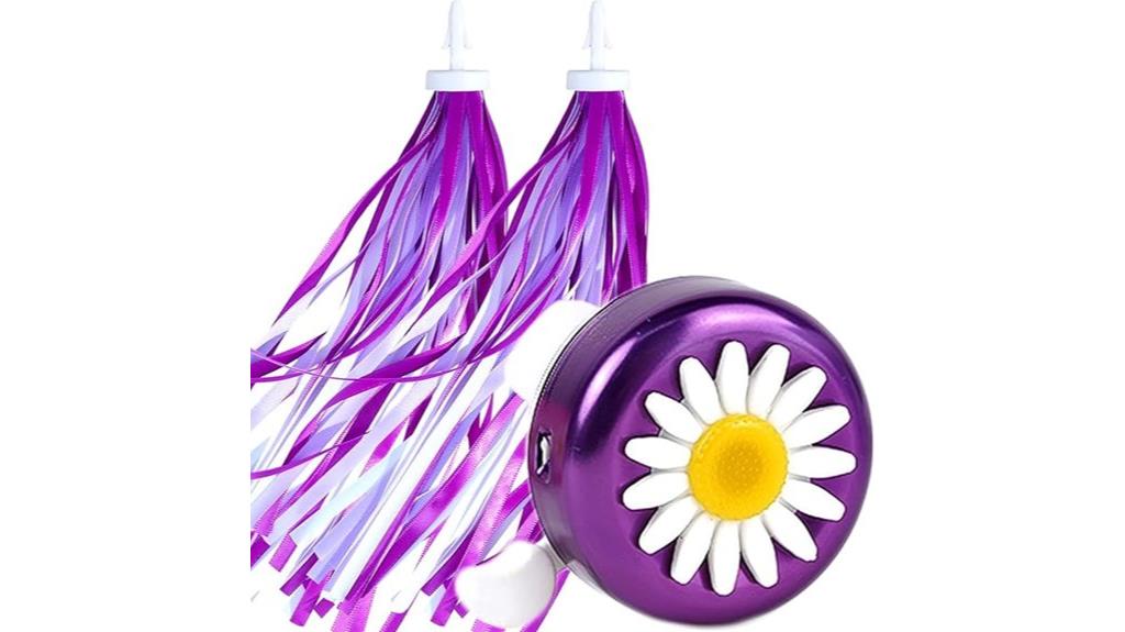 children s bicycle bell with streamers