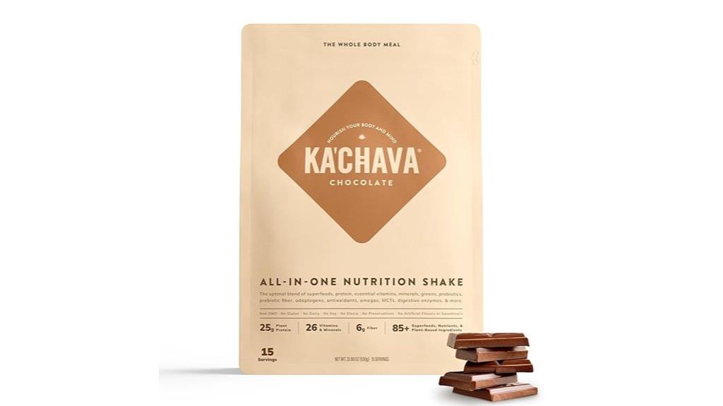 chocolate flavor nutrition shake