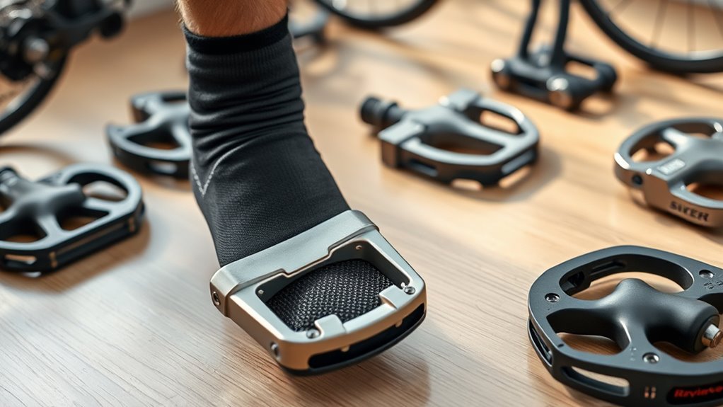 choosing suitable clipless pedals