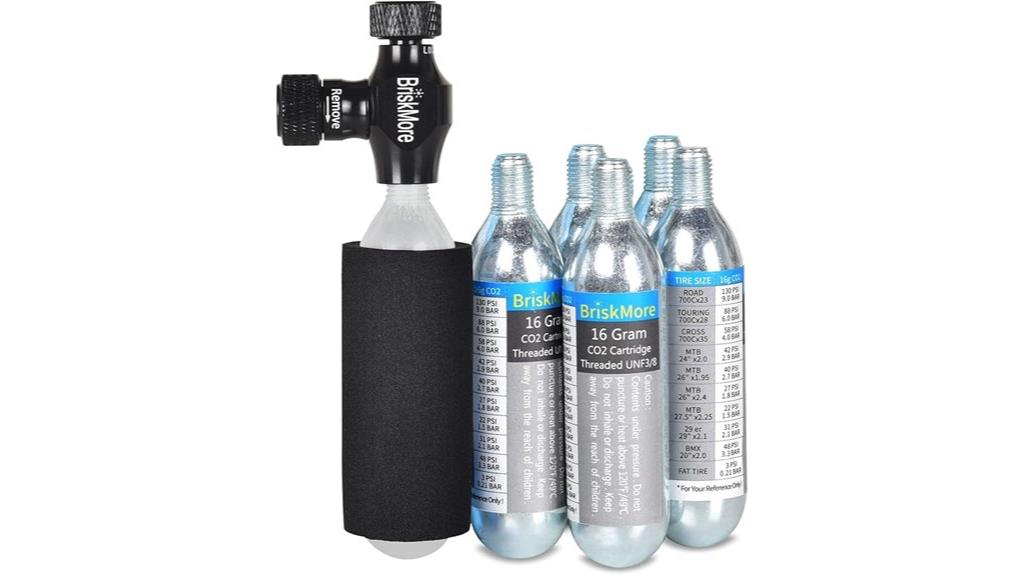 co2 inflator kits with cartridges