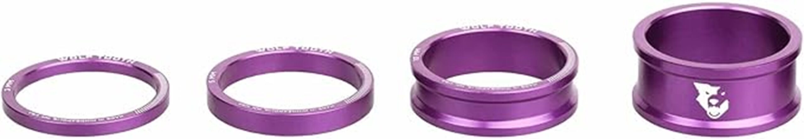 colorful bicycle headset spacers