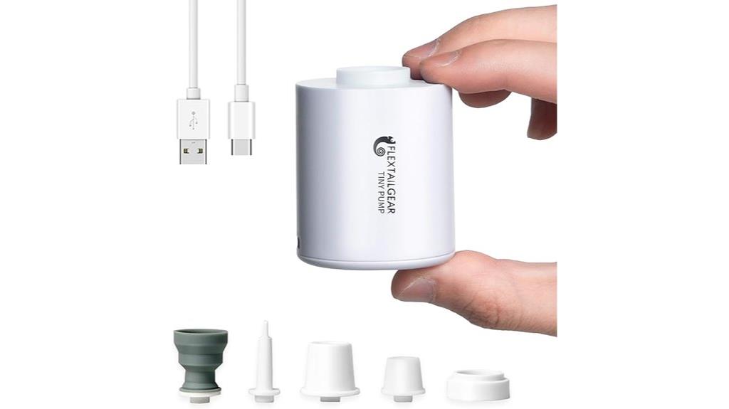 compact rechargeable air pump