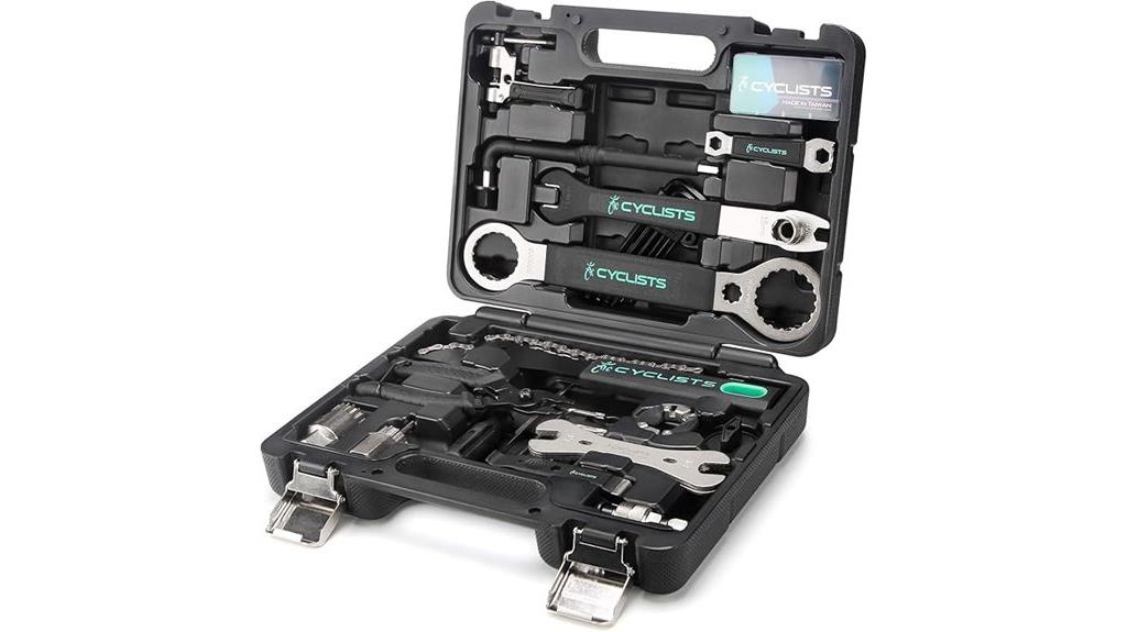complete bicycle repair set