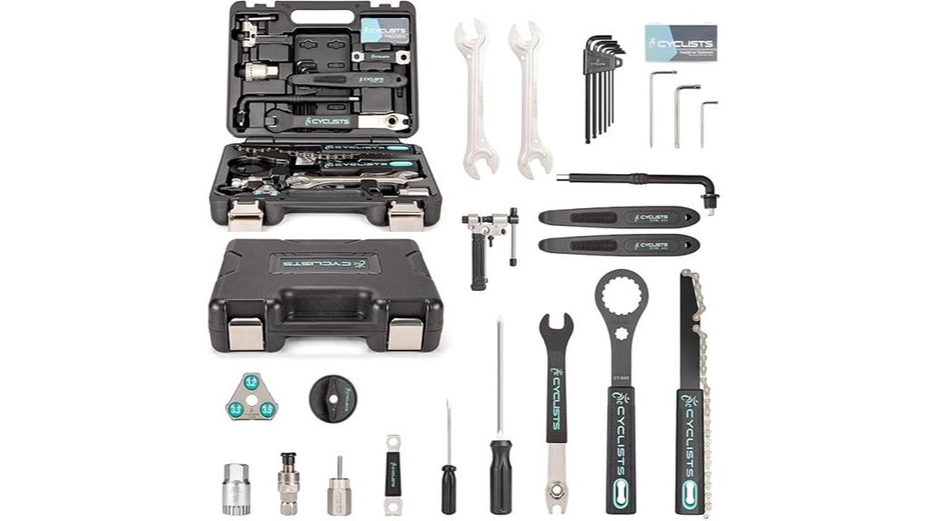 complete bicycle repair set
