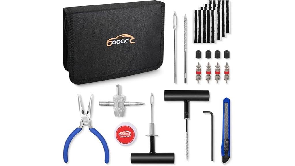 comprehensive tire repair kit