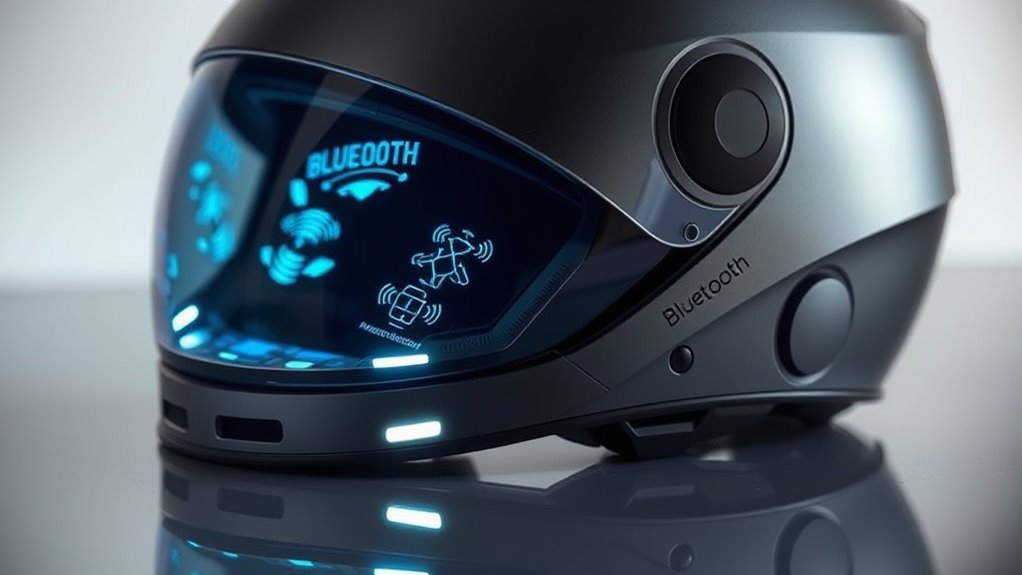 connected helmet communication system
