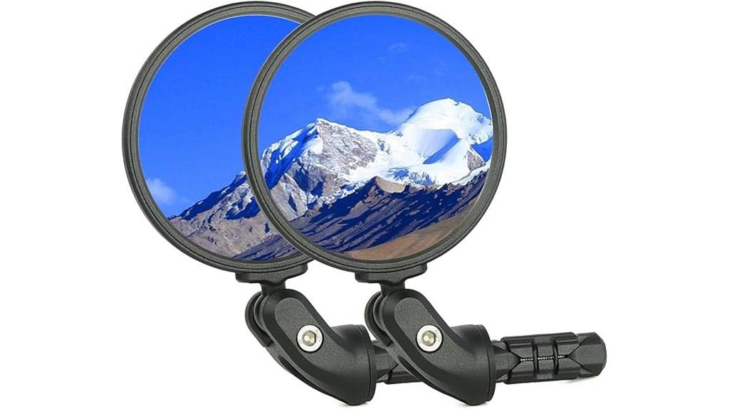 convex lens bike mirror