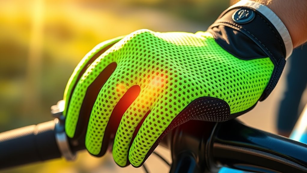 cool breathable cycling gloves
