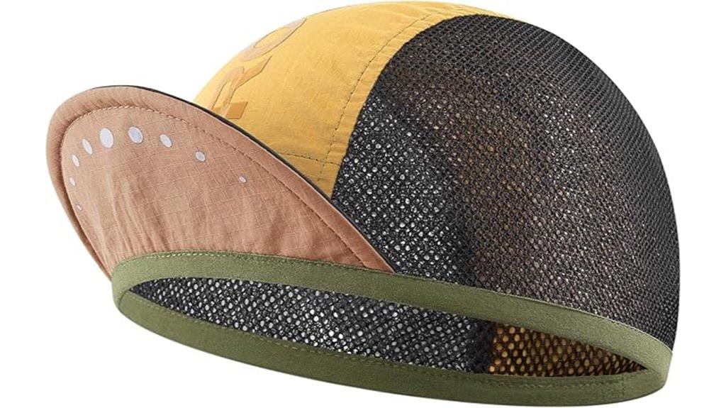 cycling cap with visor
