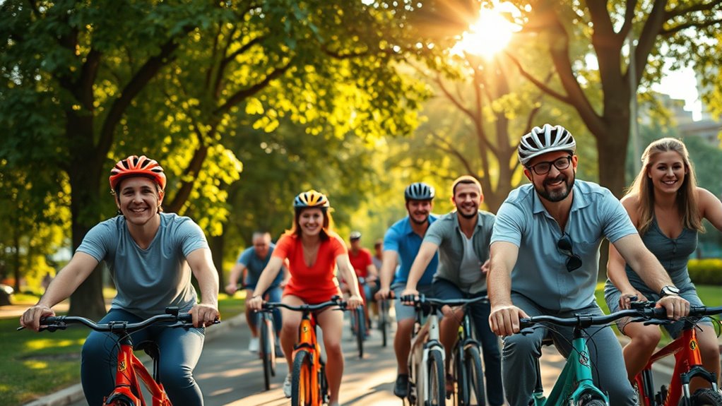 cycling community building benefits