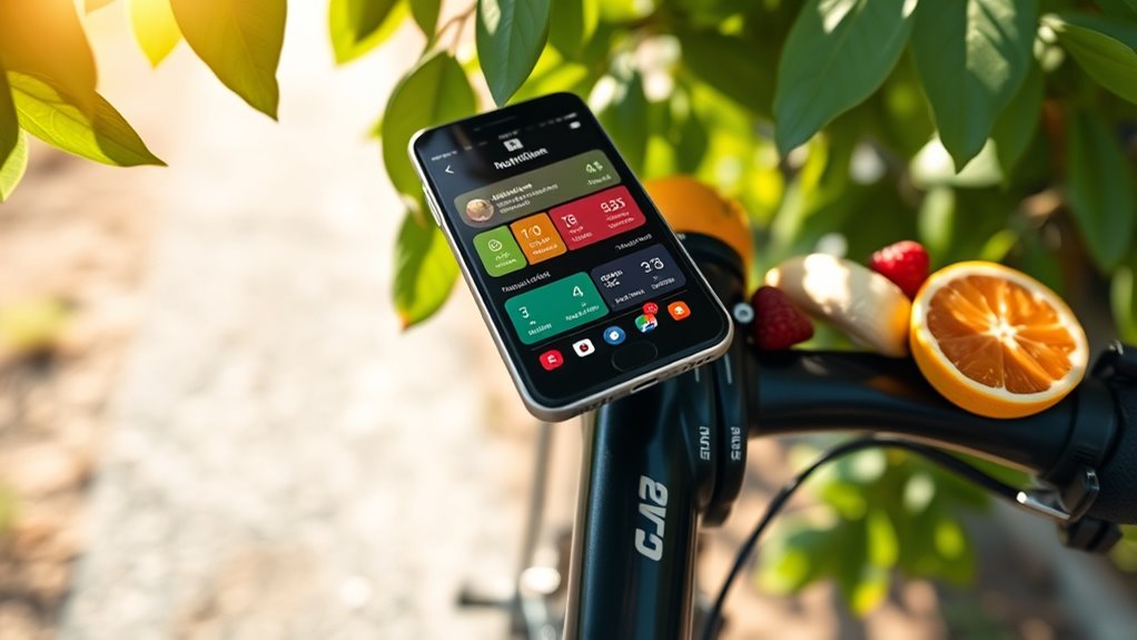 cyclist nutrition tracking apps