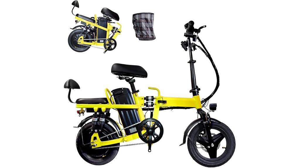 double seat electric bike