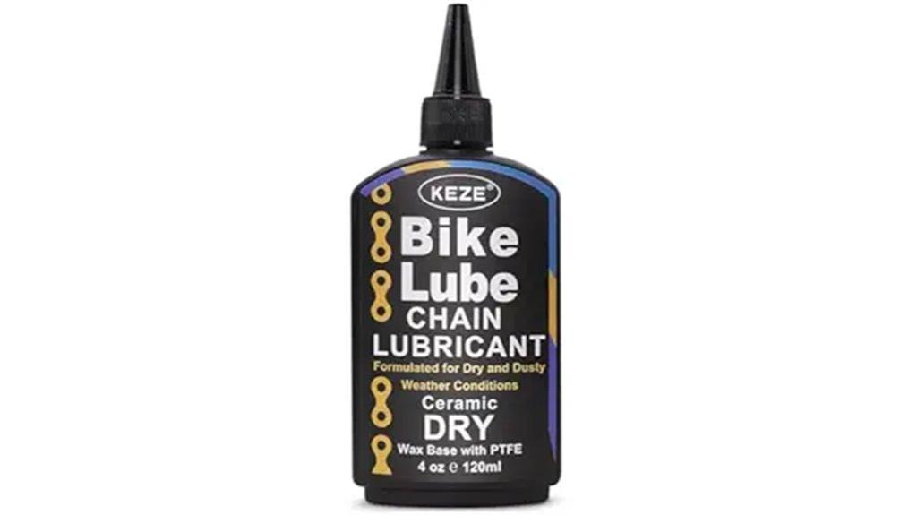 dry bicycle chain lubricant