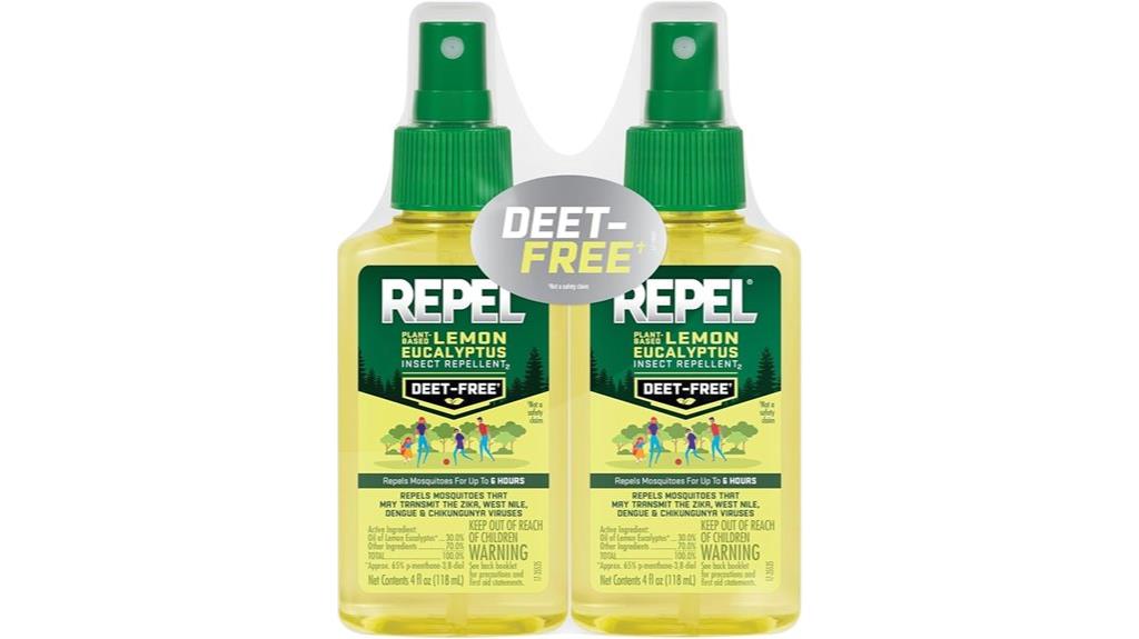 dual pack lemon eucalyptus repellent