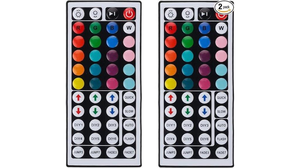 dual pack rgb remote controls