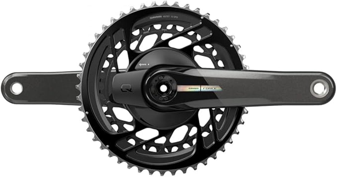 dual power meter crankset