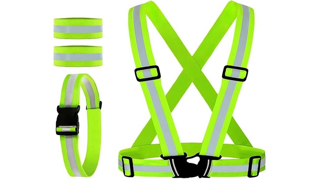 dual reflective safety bands