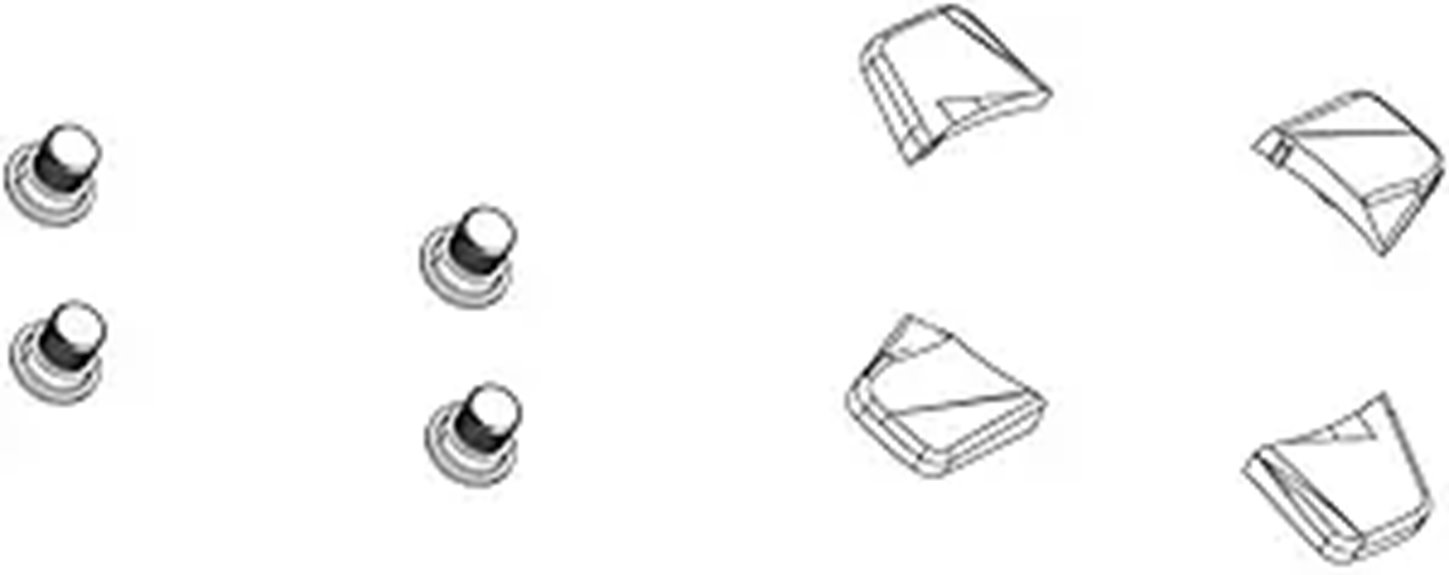 e mtb steel chainring bolts