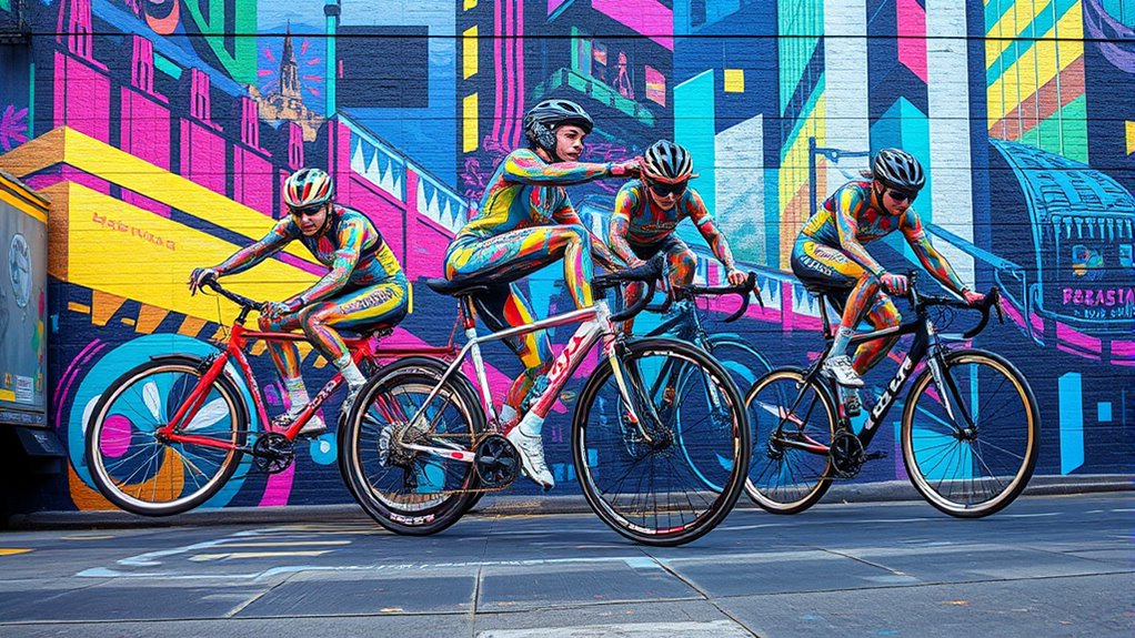 eco friendly interactive bicycle art