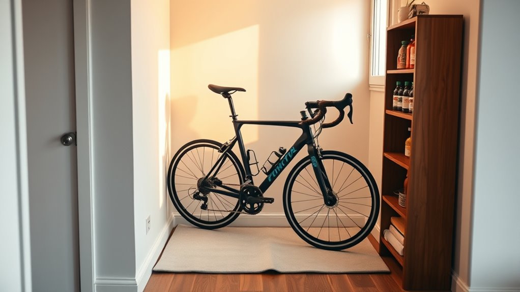 efficient organized workout space