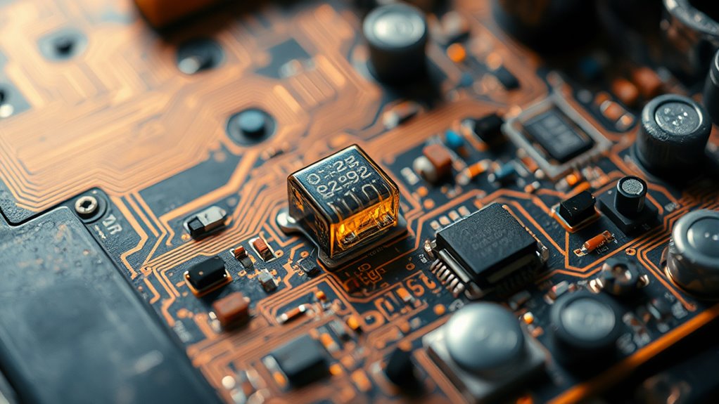 electronic components ticking warnings