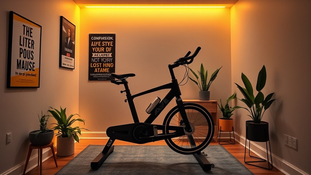 energizing personalized workout space