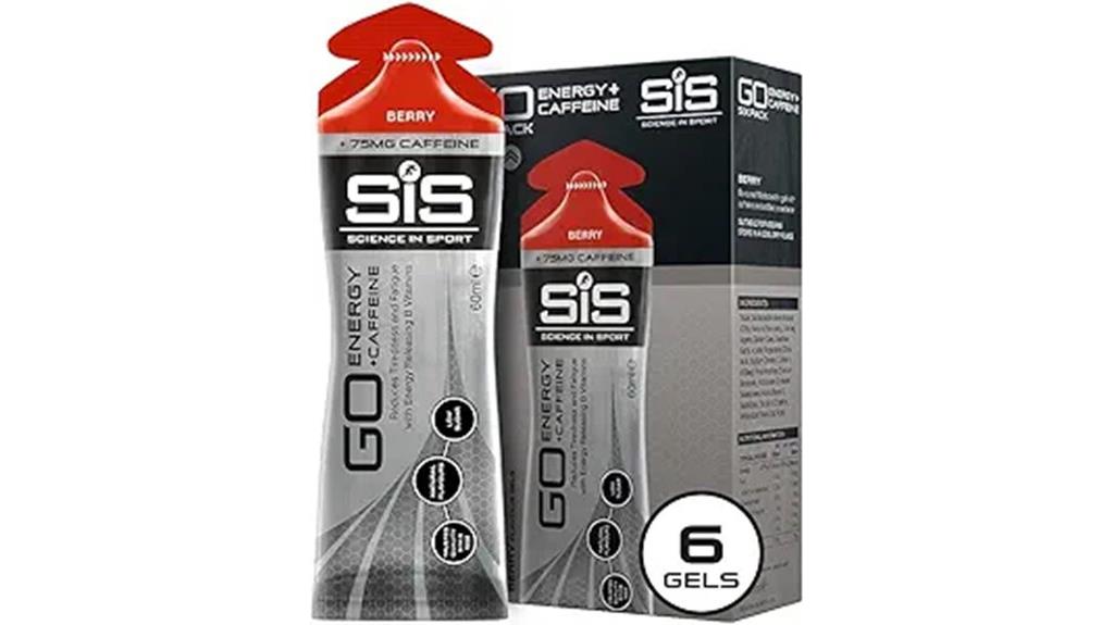 energy gel pack six count